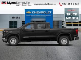 <b>Diesel Engine, X31 Off Road Package, SPRAY ON BEDLINER!</b><br> <br> <br> <br>At Myers, we believe in giving our customers the power of choice. When you choose to shop with a Myers Auto Group dealership, you dont just have access to one inventory, youve got the purchasing power of an entire auto group behind you!<br> <br>  This 2024 Sierra 1500 is engineered for ultra-premium comfort, offering high-tech upgrades, beautiful styling, authentic materials and thoughtfully crafted details. <br> <br>This 2024 GMC Sierra 1500 stands out in the midsize pickup truck segment, with bold proportions that create a commanding stance on and off road. Next level comfort and technology is paired with its outstanding performance and capability. Inside, the Sierra 1500 supports you through rough terrain with expertly designed seats and robust suspension. This amazing 2024 Sierra 1500 is ready for whatever.<br> <br> This onyx black sought after diesel Crew Cab 4X4 pickup   has an automatic transmission and is powered by a  305HP 3.0L Straight 6 Cylinder Engine.<br> <br> Our Sierra 1500s trim level is Elevation. Upgrading to this GMC Sierra 1500 Elevation is a great choice as it comes loaded with a monochromatic exterior featuring a black gloss grille and unique aluminum wheels, a massive 13.4 inch touchscreen display with wireless Apple CarPlay and Android Auto, wireless streaming audio, SiriusXM, plus a 4G LTE hotspot. Additionally, this pickup truck also features IntelliBeam LED headlights, remote engine start, forward collision warning and lane keep assist, a trailer-tow package, LED cargo area lighting, teen driver technology plus so much more! This vehicle has been upgraded with the following features: Diesel Engine, X31 Off Road Package, Spray On Bedliner. <br><br> <br>To apply right now for financing use this link : <a href=https://www.myerskemptvillegm.ca/finance/ target=_blank>https://www.myerskemptvillegm.ca/finance/</a><br><br> <br/>    Incentives expire 2024-04-30.  See dealer for details. <br> <br>Your journey to better driving experiences begins in our inventory, where youll find a stunning selection of brand-new Chevrolet, Buick, and GMC models. If youre looking to get additional luxuries at a wallet-friendly price, dont just pick pre-owned -- choose from our selection of over 300 Myers Approved used vehicles! Our incredible sales team will match you with the car, truck, or SUV thats got everything youre looking for, and much more. o~o