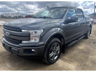2020 FORD F-150 4X4 SUPERCREW 157 WHEELBASE- 50L V8 ENGINE ELECTRONIC 10-SPD AUTO- EXTERIOR- MAGNETIC- INTERIOR BLACK LTHR TRIMMED BUCKET AUTO HIGH BEAMS BLIS BOXLINKMCARGO MANAGEMENT SYSTEM DEFROSTER, REAR W/PRIVACY FOG LAMPS PICK-UP BOX LED 110V OUTLET AMBIENT LIGHTING MIRROR, AUTO DIMMING PEDALS, PWR ADJS W/MEMORY STEER WHEEL, LEATHER W/CONTROLS TACHOMETER PICKUP BOX TIE DOWN HOOKS REMOTE RELEASE TAILGATE TOW HOOKS A/C, DUAL ZONE ELECTRONIC ABS, POWER 4-WHEEL DISC AUTO START/STOP EASY FUEL CAPLESS FILLER ENGINE BLOCK HEATER FORDPASS CONNECT LANE KEEPING SYSTEM PRE-COLLISION ASSIST W/AEB REAR VIEW CAMERA REM KEYLESS ENTRY/KEYPAD REMOTE VEHICLE START SELECTSHIFT AUTO TRANS SYNC 3 - WINDOWS/DOOR LOCKS, POWER- SAFETY SECURITY AIRBAGS, DRIVER & PASS AIR BAGS, SIDE - PASSIVE ANTI-THEFT SYSTEM ROLL STABILITY CONTROL SAFETY BELTS, ADJUSTABLE SOS POST CRASH ALERT SYST- EQUIPMENT GROUP 502A LARIAT SERIES B&O SOUND SYSTEM VOICE-ACTIVATED NAVIGATION 2ND ROW HEATED SEATS HEATED STEERING WHEEL - 275/55R-20 - 3.55 ELECTRONIC LOCK RR AXLE- 7050# GVWR PACKAGE- ADPT CRUISE CNTRL W/STOP&GO- TRAILER TOW PACKAGE- FX4 OFF ROAD PACKAGE- SKID PLATES- TAILGATE STEP- 136 LITRE/ 36 GALLON FUEL TANK- TECHNOLOGY PACKAGE- .360 CAMERA W/SPLIT-VIEW DSPLY- LARIAT SPORT PACKAGE- LEATHER BUCKET SEAT W/CONSOLE- BEDLINER SPRAY-IN<BR>Welcome to Langenburg Motors, your premier destination for new Ford vehicles in Langenburg. As Langenburgs most dependable new car dealership, were dedicated to providing an unmatched car-buying experience marked by excellence.<BR><BR>Our unique management and five-star sales and support team are committed to ensuring you receive the utmost quality and value in our vehicles, setting us apart from the competition. At Langenburg Motors, expect nothing less than top-notch service and expert guidance at every turn.<BR>-<BR>Proudly serving a wide range of areas, including Warman, Prince Albert, Martensville, Regina, Moose Jaw, Swift Current, La Ronge, Yorkton, Weyburn, Estevan, Edmonton, Lloydminster, Calgary, Manitoba, and beyond, were here to cater to your automotive needs wherever you are.<BR><BR>No matter your circumstances, we guarantee financing options tailored to you. Whether youre new to Canada, facing credit challenges, a student, lacking credit history, or on a work permit, weve got you covered. Partnering with major financial institutions ensures swift approvals and the best rates possible.<BR><BR>Experience Langenburg Motors firsthand at 525 Kaiser William Ave, Langenburg, SK. With our NO CREDIT APPLICATION REFUSED policy, we ensure approval within 15 minutes, welcoming everyoneregardless of their credit statusto our dealership.<BR><BR>As Saskatchewans go-to Ford store and home to the largest used car selection, we also offer nationwide shipping, eliminating location barriers. Wherever you are in Canada, count on Langenburg Motors to serve you with distinction.<BR><BR>Call/Text Now<BR>Nick - 1-306-496-8100<BR>Graham - 1-306-852-7296<BR><BR><BR><BR><BR><BR><BR>.