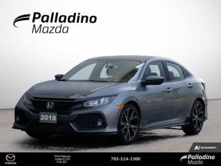 Used 2018 Honda Civic Hatchback Sport  - NEW ALL SEASON TIRES for sale in Sudbury, ON