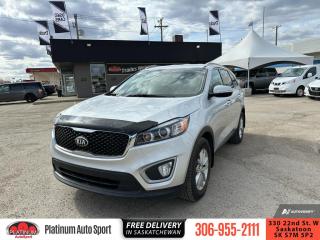 <b>Bluetooth,  Heated Seats,  Remote Keyless Entry,  Aluminum Wheels,  SiriusXM!</b><br> <br>    Offering a spacious interior that adapts to your needs the 2017 Sorento adapts to any lifestyle. This  2017 Kia Sorento is for sale today. <br> <br>The 2017 Sorento has been redesigned with a wider stance and a longer wheelbase to provide a more versatile cabin. The Sorento has elegantly sculpted surfaces, more cabin space, and a wraparound dashboard for distinctive appeal. From finely crafted seating to intuitive advanced technologies, its the car you drive to seek out adventure.This  SUV has 91,472 kms. Its  silver in colour  . It has a 6 speed automatic transmission and is powered by a  290HP 3.3L V6 Cylinder Engine.  It may have some remaining factory warranty, please check with dealer for details. <br> <br> Our Sorentos trim level is LX V6. The LX trim gives this amazing and highly affordable Kia Sorento SUV an excellent value. It comes standard with an AM/FM CD player with SiriusXM, an aux jack, and a USB port, Bluetooth phone connectivity, heated front seats, air conditioning, steering wheel audio and cruise control, power windows, power door locks with remote keyless entry, aluminum wheels, and more. This vehicle has been upgraded with the following features: Bluetooth,  Heated Seats,  Remote Keyless Entry,  Aluminum Wheels,  Siriusxm,  Steering Wheel Audio Control. <br> <br>To apply right now for financing use this link : <a href=https://www.platinumautosport.com/credit-application/ target=_blank>https://www.platinumautosport.com/credit-application/</a><br><br> <br/><br> Buy this vehicle now for the lowest bi-weekly payment of <b>$161.56</b> with $0 down for 84 months @ 5.99% APR O.A.C. ( Plus applicable taxes -  Plus applicable fees   ).  See dealer for details. <br> <br><br> We know that you have high expectations, and as car dealers, we enjoy the challenge of meeting and exceeding those standards each and every time. Allow us to demonstrate our commitment to excellence! </br>

<br> As your one stop shop for quality pre owned vehicles and hassle free auto financing in Saskatoon, we provide the following offers & incentives for our valued clients in Saskatchewan, Alberta & Manitoba. </br> o~o