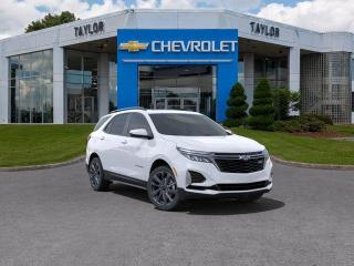 <b>Power Liftgate,  Blind Spot Detection,  Climate Control,  Heated Seats,  Apple CarPlay!</b><br> <br>   With its comfortable ride, roomy cabin and the technology to help you keep in touch, this 2024 Chevy Equinox is one of the best in its class. <br> <br>This extremely competent Chevy Equinox is a rewarding SUV that doubles down on versatility, practicality and all-round reliability. The dazzling exterior styling is sure to turn heads, while the well-equipped interior is put together with great quality, for a relaxing ride every time. This 2024 Equinox is sure to be loved by the whole family.<br> <br> This summit white SUV  has an automatic transmission and is powered by a  175HP 1.5L 4 Cylinder Engine.<br> <br> Our Equinoxs trim level is RS. The RS trim of the Equinox adds in blacked out exterior styling elements, with a power liftgate for rear cargo access, blind spot detection and dual-zone climate control, and is decked with great standard features such as front heated seats with lumbar support, remote engine start, air conditioning, remote keyless entry, and a 7-inch infotainment touchscreen with Apple CarPlay and Android Auto, along with active noise cancellation. Safety on the road is assured with automatic emergency braking, forward collision alert, lane keep assist with lane departure warning, front and rear park assist, and front pedestrian braking. This vehicle has been upgraded with the following features: Power Liftgate,  Blind Spot Detection,  Climate Control,  Heated Seats,  Apple Carplay,  Android Auto,  Remote Start. <br><br> <br>To apply right now for financing use this link : <a href=https://www.taylorautomall.com/finance/apply-for-financing/ target=_blank>https://www.taylorautomall.com/finance/apply-for-financing/</a><br><br> <br/>    4.49% financing for 84 months. <br> Buy this vehicle now for the lowest bi-weekly payment of <b>$277.36</b> with $0 down for 84 months @ 4.49% APR O.A.C. ( Plus applicable taxes -  Plus applicable fees   / Total Obligation of $50482  ).  Incentives expire 2024-04-30.  See dealer for details. <br> <br> <br>LEASING:<br><br>Estimated Lease Payment: $241 bi-weekly <br>Payment based on 6.9% lease financing for 60 months with $0 down payment on approved credit. Total obligation $31,331. Mileage allowance of 16,000 KM/year. Offer expires 2024-04-30.<br><br><br><br> Come by and check out our fleet of 90+ used cars and trucks and 170+ new cars and trucks for sale in Kingston.  o~o