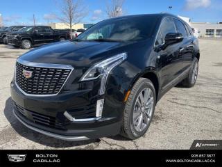 <b>Leather Seats,   Driver Assist Package, Technology Package!</b><br> <br> <br> <br>Luxury Tax is not included in the MSRP of all applicable vehicles.<br> <br>  For an SUV with a luxurious interior with generous space for you and yours, look no further than this Cadillac XT5. <br> <br>This head-turning Cadillac XT5 is engineered to deliver a refined and luxurious experience, keeping in tune with Cadillacs ethos. The exterior styling is handsome and upscale; its well-equipped cabin is quiet when cruising, and theres plenty of space for four adults and their luggage. With excellent road manners and stellar performance, this Cadillac XT5 is a compelling option in the competitive luxury crossover SUV segment.<br> <br> This stellar black metallic  SUV  has an automatic transmission and is powered by a  310HP 3.6L V6 Cylinder Engine.<br> <br> Our XT5s trim level is Premium Luxury. The Premium Luxury trim of this XT5 adds in a glass sunroof, polished aluminum wheels, an upgraded Bose audio system, embedded navigation, and wireless mobile charging. This exquisite SUV is also decked with great features such as a power liftgate for rear cargo access, wireless Apple CarPlay and Android Auto, heated front seats with perforated leather seating upholstery, and adaptive remote start. Additional features include lane keeping assist with lane departure warning, front pedestrian braking, Teen Driver, cruise control, Wi-Fi hotspot capability, and even more! This vehicle has been upgraded with the following features: Leather Seats,   Driver Assist Package, Technology Package. <br><br> <br>To apply right now for financing use this link : <a href=http://www.boltongm.ca/?https://CreditOnline.dealertrack.ca/Web/Default.aspx?Token=44d8010f-7908-4762-ad47-0d0b7de44fa8&Lang=en target=_blank>http://www.boltongm.ca/?https://CreditOnline.dealertrack.ca/Web/Default.aspx?Token=44d8010f-7908-4762-ad47-0d0b7de44fa8&Lang=en</a><br><br> <br/> See dealer for details. <br> <br>At Bolton Motor Products, we offer new and pre-enjoyed luxury Cadillacs in Bolton. Our sales staff will help you find that new or used car you have been searching for in the Bolton, Brampton, Nobleton, Kleinburg, Vaughan, & Maple area. o~o