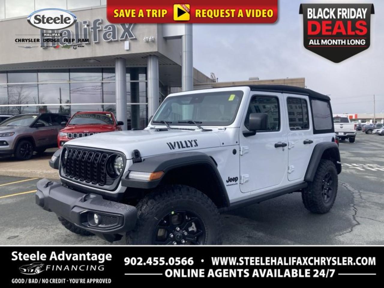 New 2024 Jeep Wrangler Willys for sale in Halifax, NS