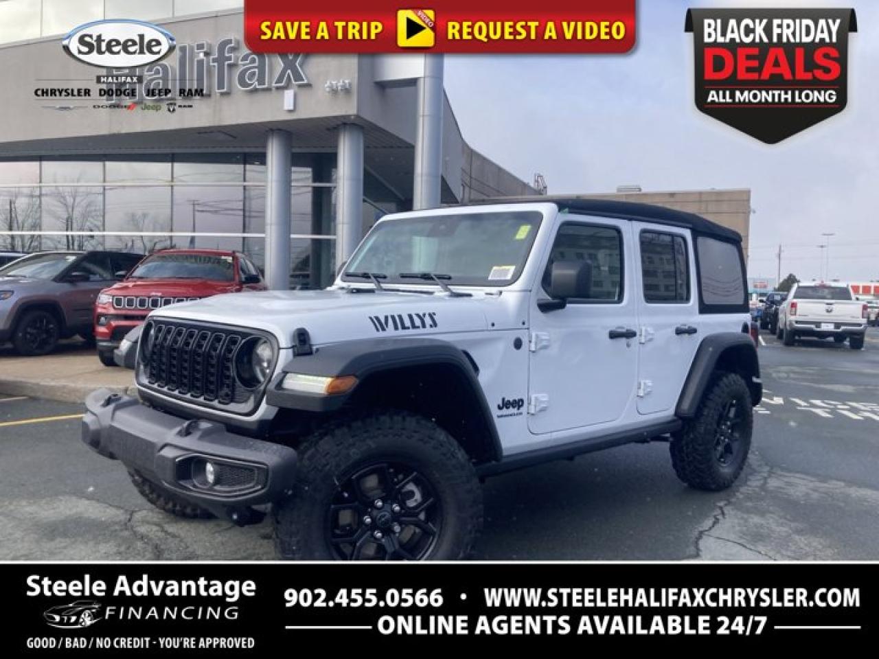 New 2024 Jeep Wrangler Willys for sale in Halifax, NS