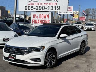 Used 2019 Volkswagen Jetta EXECLINE PEARL WHITE  / LEATHER / SUNROOF / NAVI / PWR SEATS for sale in Mississauga, ON