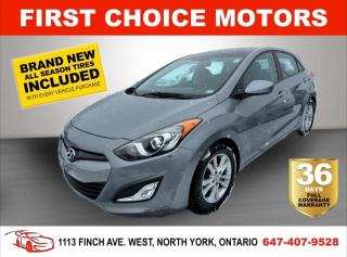 Welcome to First Choice Motors, the largest car dealership in Toronto of pre-owned cars, SUVs, and vans priced between $5000-$15,000. With an impressive inventory of over 300 vehicles in stock, we are dedicated to providing our customers with a vast selection of affordable and reliable options.<br><br>Were thrilled to offer a used 2014 Hyundai Elantra GT, grey color with 149,000km (STK#7117) This vehicle was $11990 NOW ON SALE FOR $9990. It is equipped with the following features:<br>- Automatic Transmission<br>- Sunroof<br>- Heated seats<br>- Bluetooth<br>- Alloy wheels<br>- Power windows<br>- Power locks<br>- Power mirrors<br>- Air Conditioning<br><br>At First Choice Motors, we believe in providing quality vehicles that our customers can depend on. All our vehicles come with a 36-day FULL COVERAGE warranty. We also offer additional warranty options up to 5 years for our customers who want extra peace of mind.<br><br>Furthermore, all our vehicles are sold fully certified with brand new brakes rotors and pads, a fresh oil change, and brand new set of all-season tires installed & balanced. You can be confident that this car is in excellent condition and ready to hit the road.<br><br>At First Choice Motors, we believe that everyone deserves a chance to own a reliable and affordable vehicle. Thats why we offer financing options with low interest rates starting at 7.9% O.A.C. Were proud to approve all customers, including those with bad credit, no credit, students, and even 9 socials. Our finance team is dedicated to finding the best financing option for you and making the car buying process as smooth and stress-free as possible.<br><br>Our dealership is open 7 days a week to provide you with the best customer service possible. We carry the largest selection of used vehicles for sale under $9990 in all of Ontario. We stock over 300 cars, mostly Hyundai, Chevrolet, Mazda, Honda, Volkswagen, Toyota, Ford, Dodge, Kia, Mitsubishi, Acura, Lexus, and more. With our ongoing sale, you can find your dream car at a price you can afford. Come visit us today and experience why we are the best choice for your next used car purchase!<br><br>All prices exclude a $10 OMVIC fee, license plates & registration and ONTARIO HST (13%)