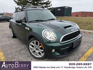 <p><br></p><p><span><span><strong>2013 Mini Cooper S Green On Black Leather Interior</strong></span><br></span></p><p><span><span></span><span> </span>1.6L </span><span><span> Turbo  </span>Front Wheel Drive </span><span><span></span><span> </span>Auto </span><span><span></span><span> </span>Push Start Engine </span><span><span></span><span> </span>A/C <span></span><span> </span>Leather Interior </span><span><span></span><span> </span>Heated Seats </span><span><span></span><span> </span>Steering Wheel Mounted Controls </span><span><span></span><span> </span>Bluetooth Ready </span><span><span></span><span> </span>USB Input </span><span><span></span><span> </span>AUX Input </span><span><span></span><span> </span>Power Options </span><span><span></span> Navigation<span> </span><span></span><span> </span>Power Panoramic Sunroof </span><span><span></span><span> </span>Keyless Entry </span><span><span></span><span> </span>Alloy Wheels </span><span></span></p><p><br></p><p><strong>*** ACCIDENT FREE *** CLEAN CARFAX *** ONE PREVIOUS OWNER ***<span id=jodit-selection_marker_1709743678805_7588755778266523 data-jodit-selection_marker=start style=line-height: 0; display: none;></span></strong><br></p><p><span>*** Fully Certified ***</span></p><p><span><strong>*** ONLY 108,520 KM ***</strong></span></p><p><br></p><p><span><span><strong>CARFAX REPORT: <a href=https://vhr.carfax.ca/?id=PsRlzsTT94XEmqFnFFdkAh+jULoZ0/iy>https://vhr.carfax.ca/?id=PsRlzsTT94XEmqFnFFdkAh+jULoZ0/iy</a></strong></span></span></p><br><p><br></p> <span id=jodit-selection_marker_1689009751050_8404320760089252 data-jodit-selection_marker=start style=line-height: 0; display: none;></span>