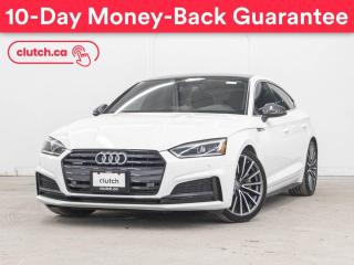 Used 2019 Audi A5 Sportback Progressive AWD w/ Apple CarPlay & Android Auto, Dual Zone A/C, Rearview Cam for sale in Toronto, ON