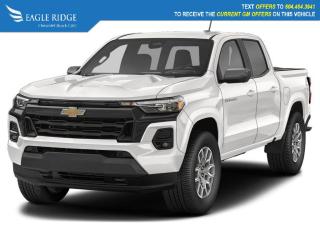 New 2024 Chevrolet Colorado WT Automatic stop/start, Automatic emergency break, Lane keep assist with lane departure warning, 11'' colour LED display, HD rear vision Camera for sale in Coquitlam, BC