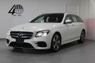 <p>Our E400 is a Mercedes E-Class with a wagon body style, third-row rear facing seats, and high-tech luxury features! Optioned in white over a black interior with black wood trim, on 18” 5-spoke wheels. Powered by a 330 horsepower biturbo V6 with 4matic.</p>

<p>An extensive list of luxury features include Keyless Go, a panoramic roof, a heads-up display, Distronic adaptive cruise with lane-keep assist, a Burmester sound system with Android Auto/Apple CarPlay connectivity, a 360-degree/multiview camera system, Dynamic Select drive modes, ambient interior lighting, and more!</p>

<p>World Fine Cars Ltd. has been in business for over 40 years and maintains over 90 pre-owned vehicles in inventory at all times. Every certified retailed vehicle will have a 3 Month 3000 KM POWERTRAIN WARRANTY WITH SEALS AND GASKETS COVERAGE, with our compliments (conditions apply please contact for details). CarFax Reports are always available at no charge. We offer a full service center and we are able to service everything we sell. With a state of the art showroom including a comfortable customer lounge with WiFi access. We invite you to contact us today 1-888-334-2707 www.worldfinecars.com</p>