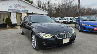 2013 BMW 320I XDRIVE featuring 2.0L TURBO I4 180HP 200FT. LBS engine, 4-wheel ABS, 9 total speakers, active charcoal air filtration, Alert system impact sensor, Aluminum alloy wheels,Audio steering wheel mounted controls, Auto start/stop, Auto-dimming rearview mirror and side mirrors, Automatic climate control, Automatic hazard warning lights, Bluetooth auxiliary audio input, Bluetooth wireless data link, BMW Assist satellite communications, Brake drying, Cruise control, Dual front air conditioning zones, Electronic brakeforce distribution, Emergency braking preparation, Hands-free phone call integration, Heated windshield washer jets, Keyless entry multi-function remote, LATCH system child seat anchors, Leather upholstery, LED taillights, MacPherson front struts, Power brakes, power door locks, power folding side mirror adjustments, power windows, Push-button start, Rain sensing front wipers, Rear window defogger, Regenerative braking system, Run-flat tires, SiriusXM satellite radio, Speed-sensitive volume control, Split rear seat folding, Tilt and telescopic steering wheel, Tinted glass, Variable/speed-proportional power steering, Wood center console trim, Wood dash trim.<br><br>Purchase price: $10,599 plus HST and LICENSING<br><br>Safety package is available for $799 and includes Ontario Certification, 3 month or 3000 km Lubrico warranty ($1000 per claim) and oil change.<br>If not certified, by OMVIC regulations this vehicle is being sold AS-lS and is not represented as being in road worthy condition, mechanically sound or maintained at any guaranteed level of quality. The vehicle may not be fit for use as a means of transportation and may require substantial repairs at the purchaser s expense. It may not be possible to register the vehicle to be driven in its current condition.<br><br>CARFAX PROVIDED FOR EVERY VEHICLE<br><br>WARRANTY: Extended warranty with different terms and coverages is available, please ask our representative for more details.<br>FINANCING: Bad Credit? Good Credit? No Credit? We work with you to find the best financing plan that fits your budget. Our specialists are happy to assist you with all necessary information.<br>TRADE-IN OR SELL: Upgrade your ride by trading-in your vehicle and save on taxes, or Sell it to us, and get the best value for your current vehicle.<br><br>Smart Wheels Used Car Dealership<br>642 Dunlop St West, Barrie, ON L4N 9M5<br>Phone: (705)721-1341<br>Email: Info@swcarsales.ca<br>Web: www.swcarsales.ca<br>Terms and conditions may apply. Price and availability subject to change. Contact us for the latest information.<br>