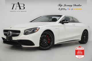 Used 2017 Mercedes-Benz S-Class S63 AMG | CABRIOLET | EXCLUSIVE PKG | SWAROVSKI for sale in Vaughan, ON