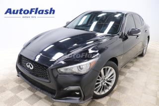 Used 2018 Infiniti Q50 LUXE, 2.0T, CAMERA DE RECUL, TOIT OUVRANT for sale in Saint-Hubert, QC