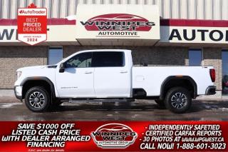 Used 2021 GMC Sierra 3500 HD SLE X31 OFF RD 6.6L 4X4, 8FT BOX, LOADED, AS NEW! for sale in Headingley, MB