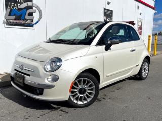 Used 2013 Fiat 500 CONVERTIBLE LOUNGE-RED LEATHER-71KMS-CERTIFIED for sale in Toronto, ON