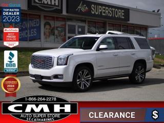 Used 2018 GMC Yukon Denali  ADAP-CC DVD ROOF P/GATE CLD-SEATS for sale in St. Catharines, ON