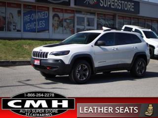Used 2019 Jeep Cherokee Trailhawk  CAM LEATH P/SEAT 17-AL for sale in St. Catharines, ON