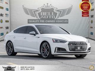 Used 2018 Audi S5 Sportback Technik, S-Line, AWD, Navi, MoonRoof, 360Cam, RedLeather, Bang&Olufsen, NoAccident for sale in Toronto, ON