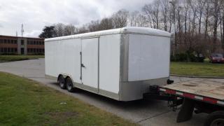 Used 2020 CARGO MATE Enclosed 22 foot Trailer Cargo Trailer with Ramp Gate for sale in Burnaby, BC