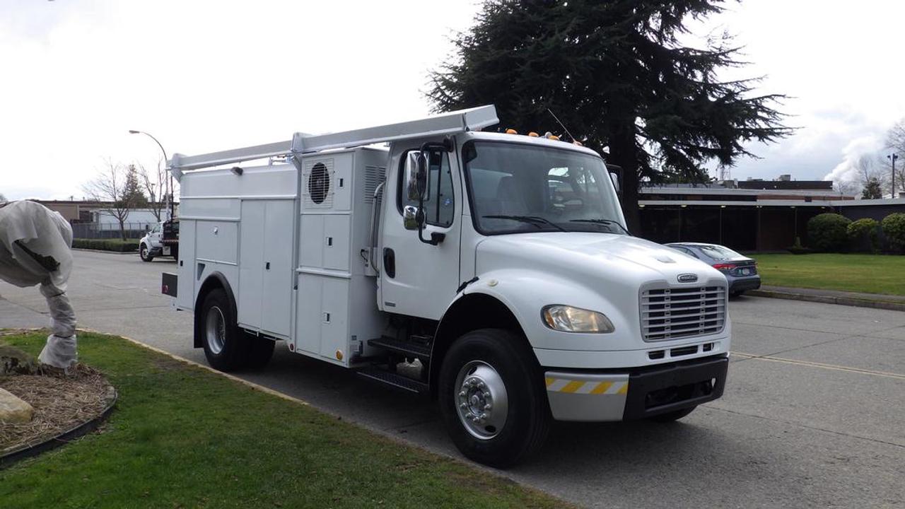 2006 Freightliner M2 106 Medium Duty Service Truck Dually CNG Natural Gas, 3 Seater, 2 door, automatic, 4X2, AM/FM radio, pintle trailer hitch, white exterior, grey interior, cloth. Certificate and Decal valid to January 2025 This item is currently OFFSITE. You must register an appointment with our office to schedule an offsite viewing. Appointments must be made a minimum of one business day in advance (and as defined by the days that Repo.com is open for business) before your appointment can be scheduled and confirmed. We may, at our own discretion, instead opt to transport smaller items to Repo.coms main yard for viewing purposes.  $32,890.00 plus $375 processing fee, $33,265.00 total payment obligation before taxes.   Listing report, warranty, contract commitment cancellation fee. All above specifications and information is considered to be accurate but is not guaranteed and no opinion or advice is given as to whether this item should be purchased. We do not allow test drives due to theft, fraud, acts of vandalism and undetectable impaired driving. Instead we provide the following benefits: Complimentary Warranty (with options to extend), Limited Money Back Satisfaction Guarantee on Fully Completed Contracts, Contract Commitment Cancellation, and an Open-Ended Sell-Back Option. Ask seller for details or call 604-522-REPO(7376) to confirm listing availability.