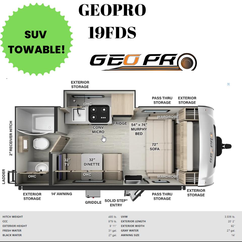 2024 Rockwood Geo Pro 19FDS Photo4