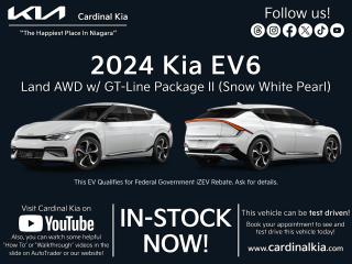New 2024 Kia EV6 Land AWD w/ GT Line Pkg 2 for sale in Niagara Falls, ON