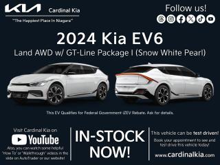New 2024 Kia EV6 Land AWD w/ GT Line Pkg 1 for sale in Niagara Falls, ON