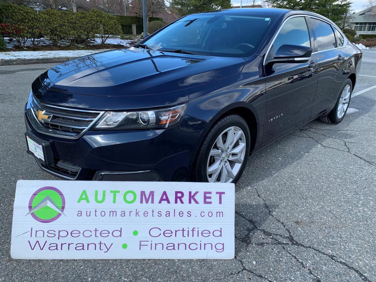 Used 2017 Chevrolet Impala LT LOADED CARPLAY FINANCING WARRANTY INSPECTED W/ BCAA MBSHP! for sale in Langley, BC