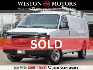 Used 2016 GMC Savana 3500 *SHELVING*REVCAM*ROOF RACK*POWER WINDOWS & LOCKS!! for sale in Toronto, ON