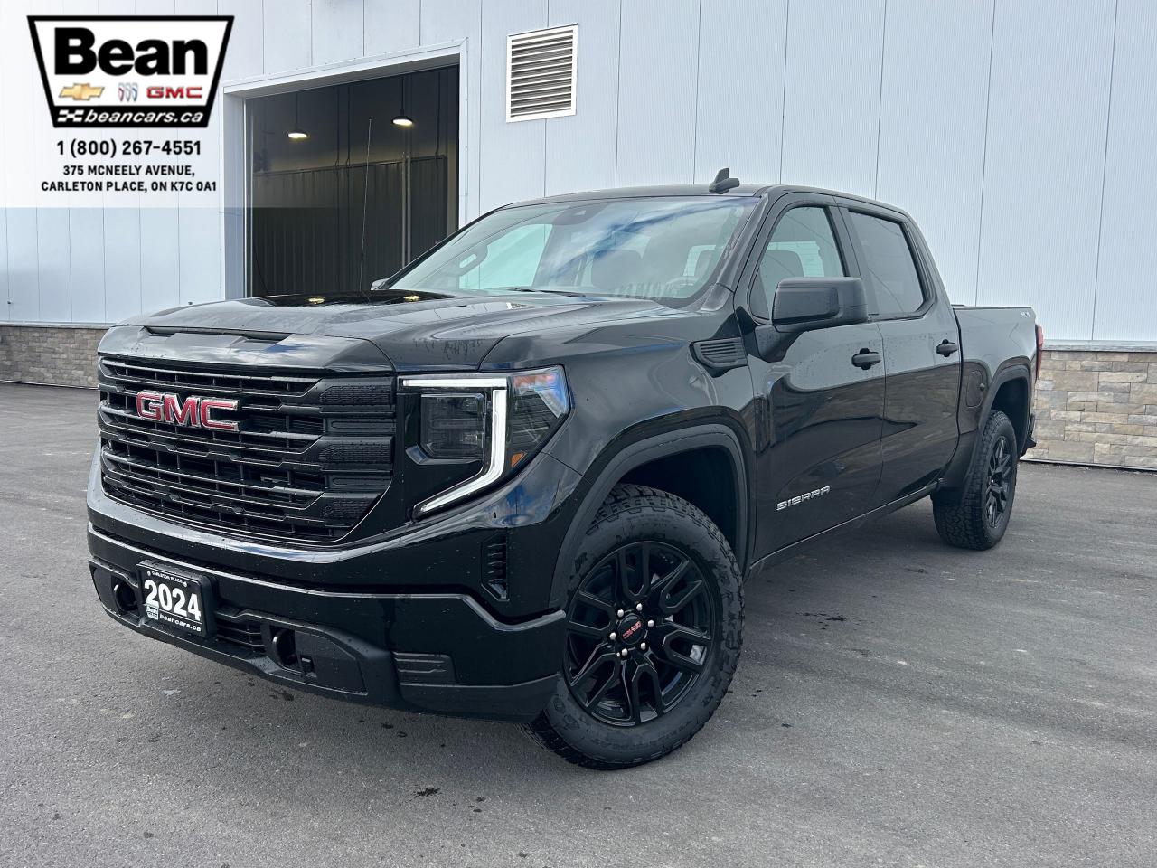 New 2024 GMC Sierra 1500 Pro 2.7L 4CYL WITH REMOTE START/ENTRY, HITCH GUIDANCE, HD REAR VISION CAMERA, EZ LIFT TAILGATE for sale in Carleton Place, ON