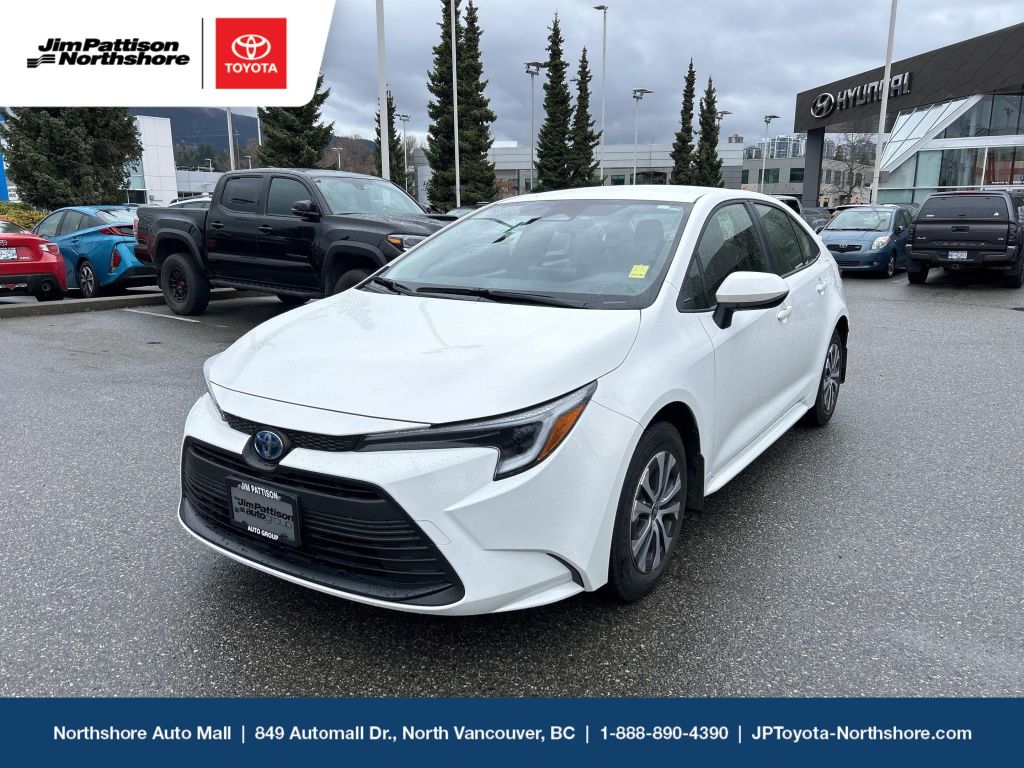 Used 2024 Toyota Corolla Hybrid LE, Certified for Sale in North Vancouver, British Columbia