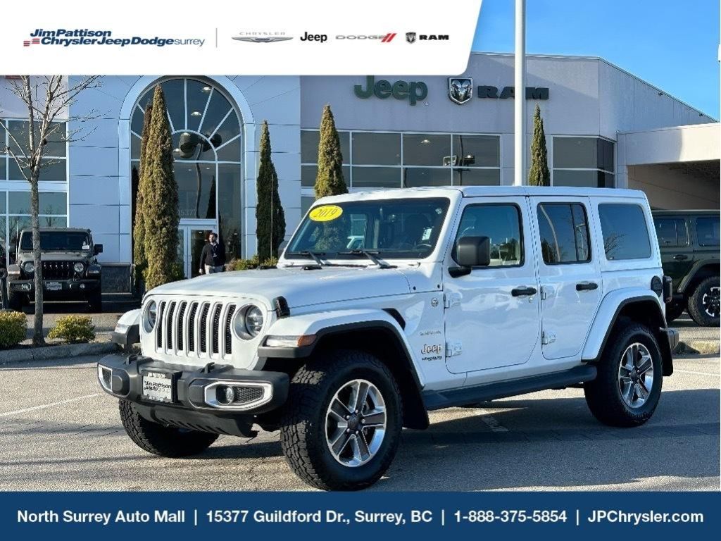Used 2019 Jeep Wrangler Unlimited Sahara, Local, Leather, Nav for Sale in Surrey, British Columbia