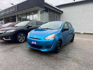 Used 2015 Mitsubishi Mirage ES - Great Service History by a Mitsubishi Dealership Carfax Verified - Certified - New Rear Brakes will be installed by us for sale in North York, ON