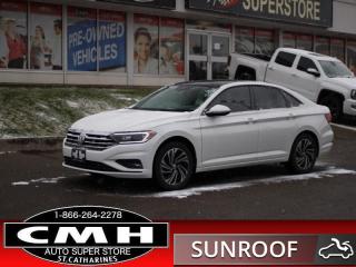 Used 2019 Volkswagen Jetta Execline  NAV COOLED-SEATS ROOF for sale in St. Catharines, ON