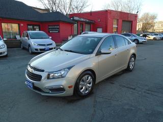 Used 2015 Chevrolet Cruze 1LT/ KEYLESS ENTRY / AC/ REAR CAM /BLUETOOTH / for sale in Scarborough, ON