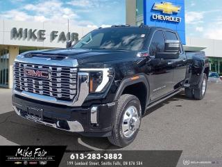 <p><span style=font-size:14px>3500HD 4WD Crew Cab – Onyx Black with Jet Black interior, power driver seat, power sliding rear window, memory seeting mirrors, deep tint rear glass, power door locks, keyless open, safety package, push button start, power windows, assist steps power retractable with led perimeter lighting, rear bumper cornersteps, power sunroof, technology package, hitch guidance, rear camera mirror, trailering mirrors outside heated power auto dimming, auto climate control dual zone, driver’s safety alert seat, engine block heater, engine exhaust brake, wireless charging, trailer brake controller, heated front seats, heated steering wheel, transmission oil cooler, adaptive cruise control, denali reserve package; rear camera mirror, multicolor 15” diagonal head up display, hitch view, rear seat reminder, trailer camera provisions, led roof marker lamps, front and rear park assist, trailering app, following distance indicator, forward collision alert, lane departure warning, rear cross traffic alert, auto emergency braking, tire pressure monitor, bose speaker system, HD surround vision, bed view camera, steering wheel audio controls, trailer side blind zone alert, trailering equipment.</span></p>