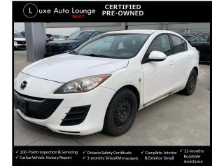 Used 2010 Mazda MAZDA3 LOW KM, RUST PROOFED ANNUALLY! A/C, POWER GRP, CD! for sale in Orleans, ON