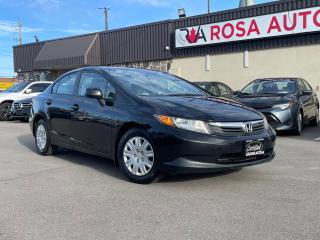 Used 2012 Honda Civic 4dr Auto LX NO ACCIDENT SAFETY CERTIFED BLUETOOTH for sale in Oakville, ON