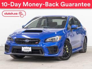 Used 2020 Subaru WRX STI AWD w/ Apple CarPlay & Android Auto, Dual Zone A/C, Rearview Cam for sale in Toronto, ON