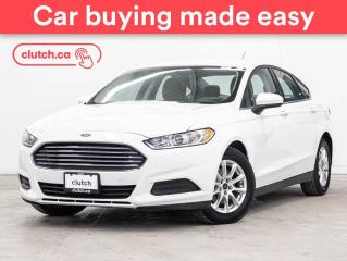 Used 2016 Ford Fusion S w/ Rearview Cam, Bluetooth, A/C for sale in Toronto, ON