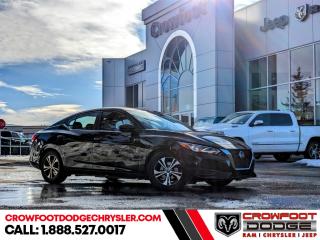 <b>Heated Seats,  Automatic Emergency Braking,  Android Auto,  Apple CarPlay,  Alloy Wheels!</b><br> <br> Welcome to Crowfoot Dodge, Calgarys New and Pre-owned Superstore proudly serving Albertans for 44 years!<br> <br> Compare at $29995 - Our Price is just $27995! <br> <br>   This stylish 2021 Nissan Sentra features modern connectivity technology and excellent build quality, making it a competitive compact sedan. This  2021 Nissan Sentra is fresh on our lot in Calgary. <br> <br>Built to be a sensible and affordable compact sedan, this 2021 Nissan Sentra still manages to stand out with sleek, modern styling and quality design. Updated with modern technology, the 2021 Nissan Sentra still hits this mark for incredible value. Comfortable and quality interior matched with awesome technology for both safety and connectivity make this Nissan Sentra an obvious choice for the modern car buyer.This  coupe has 49,489 kms. Stock number 10656 is black in colour  . It has a cvt transmission and is powered by a  smooth engine.  This unit has some remaining factory warranty for added peace of mind. <br> <br> Our Sentras trim level is SV. This Sentra SV has alloy wheels, automatic emergency braking, auto on/off headlights, Advanced Drive-Assist instrument cluster monitor, heated power side mirrors with turn signals, voice recognition for audio, Siri Eyes Free, hands free texting assistant, Bluetooth control and streaming, rear view camera, proximity key, push button start, dual zone automatic climate control, heated front seats, leather wrapped steering wheel, adaptive cruise with stop and go, and a 7 inch monitor controls your infotainment with AM/FM, Apple CarPlay and Android Auto, SiriusXM, and aux and USB playback. This vehicle has been upgraded with the following features: Heated Seats,  Automatic Emergency Braking,  Android Auto,  Apple Carplay,  Alloy Wheels,  Stop And Go Cruise,  Blind Spot Warning. <br> <br/><br> Buy this vehicle now for the lowest bi-weekly payment of <b>$182.36</b> with $0 down for 96 months @ 7.99% APR O.A.C. ( Plus GST      / Total Obligation of $37931  ).  See dealer for details. <br> <br>At Crowfoot Dodge, we offer:<br>
<ul>
<li>Over 500 New vehicles available and 100 Pre-Owned vehicles in stock...PLUS fresh trades arriving daily!</li>
<li>Financing and leasing arrangements with rates from prime +0%</li>
<li>Same day delivery.</li>
<li>Experienced sales staff with great customer service.</li>
</ul><br><br>
Come VISIT us today!<br><br> Come by and check out our fleet of 80+ used cars and trucks and 170+ new cars and trucks for sale in Calgary.  o~o