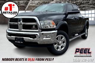 2018 Ram 2500 SLT Crew Cab | 6.7L Cummins Diesel | LOADED | Premium Heated Bucket Seats | Luxury Group | Comfort Group | Sunroof | Heated Steering Wheel | Remote Start | Uconnect 8.4" Display w/ Navigation | Apple CarPlay & Android Auto | 9 Alpine Speakers w/ Subwoofer | 5th Wheel & Gooseneck Towing Prep Group | Anti Spin Differential Rear Axle | 3.42 Rear Axle | Tow Mirrors | Trailer Brake Controller | Spray in Bed Liner | Rear Power Sliding Window | Side Steps

One Owner Clean Carfax

______________________________________________________

We have a fantastic selection of freshly traded vehicles ready for anyone looking to SAVE BIG $$$!!! Over 7 acres and 1000 New & Used vehicles in inventory!

WE TAKE ALL TRADES & CREDIT. WE SHIP ANYWHERE IN CANADA! OUR TEAM IS READY TO SERVE YOU 7 DAYS! COME SEE WHY NOBODY BEATS A DEAL FROM PEEL! Your Source for ALL make and models used cars and trucks
______________________________________________________

*FREE CarFax (click the link above to check it out at no cost to you!)*

*FULLY CERTIFIED! (Have you seen some of these other dealers stating in their advertisements that certification is an additional fee? NOT HERE! Our certification is already included in our low sale prices to save you more!)

______________________________________________________

Have you followed us on YouTube, Instagram and TikTok yet? We have Monthly giveaways to Subscribers!

Serving, Toronto, Mississauga, Oakville, Hamilton, Niagara, Kingston, Oshawa, Ajax, Markham, Brampton, Barrie, Vaughan, Parry Sound, Sudbury, Sault Ste. Marie and Northern Ontario! We have nearly 1000 new and used vehicles available to choose from.

Peel Chrysler in Mississauga, Ontario serves and delivers to buyers from all corners of Ontario and Canada including Toronto, Oakville, North York, Richmond Hill, Ajax, Hamilton, Niagara Falls, Brampton, Thornhill, Scarborough, Vaughan, London, Windsor, Cambridge, Kitchener, Waterloo, Brantford, Sarnia, Pickering, Huntsville, Milton, Woodbridge, Maple, Aurora, Newmarket, Orangeville, Georgetown, Stouffville, Markham, North Bay, Sudbury, Barrie, Sault Ste. Marie, Parry Sound, Bracebridge, Gravenhurst, Oshawa, Ajax, Kingston, Innisfil and surrounding areas. On our website www.peelchrysler.com, you will find a vast selection of new vehicles including the new and used Ram 1500, 2500 and 3500. Chrysler Grand Caravan, Chrysler Pacifica, Jeep Cherokee, Wrangler and more. All vehicles are priced to sell. We deliver throughout Canada. website or call us 1-866-652-6197. 

All advertised prices are for cash sale only. Optional Finance and Lease terms are available. A Loan Processing Fee of $499 may apply to facilitate selected Finance or Lease options. If opting to trade an encumbered vehicle towards a purchase and require Peel Chrysler to facilitate a lien payout on your behalf, a Lien Payout Fee of $299 may apply. Contact us for details. Peel Chrysler Pre-Owned Vehicles come standard with only one key.