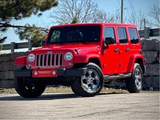 Used 2017 Jeep Wrangler Unlimited SAHARA 4WD MANUAL | NAV | BLUETOOTH for sale in Waterloo, ON