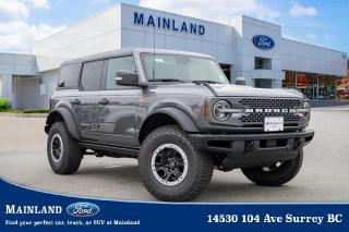 <p><strong><span style=font-family:Arial; font-size:18px;>Invigorate your automotive journey with a captivating blend of design, precision, and exhilaration..</span></strong></p> <p><strong><span style=font-family:Arial; font-size:18px;>Mainland Ford proudly presents the brand new 2024 Ford Bronco, Badlands Trim..</span></strong> <br> This SUV is a statement of freedom and capability, tailor-made for those who want to conquer the great outdoors.. Dressed in a sophisticated shade of grey, this powerhouse exudes a rugged charm that is hard to resist.</p> <p><strong><span style=font-family:Arial; font-size:18px;>Step inside and be welcomed by a realm of comfort and luxury, outfitted in black..</span></strong> <br> This Bronco is a testament to Fords commitment to quality, with no detail left untouched.. Equipped with a robust 2.7L V6 engine, this Bronco doesnt just promise power, it delivers it, time and time again.</p> <p><strong><span style=font-family:Arial; font-size:18px;>The 7-speed manual transmission ensures an engaging driving experience, putting you in total control..</span></strong> <br> The Sasquatch Package adds to its allure, offering a hardtop and additional features that make this SUV stand head and shoulders above the competition.. The 334A model comes loaded with state-of-the-art features that ensure your journey is not only comfortable but safe as well.</p> <p><strong><span style=font-family:Arial; font-size:18px;>Traction control, ABS brakes, air conditioning, power windows, power steering, brake assist, delay-off headlights, and an array of airbags are just the tip of the iceberg..</span></strong> <br> The integrated roll-over protection, electronic stability, and ignition disable features offer peace of mind for every adventure.. And whats a riddle without a solution? Well, heres one for you: Whats strong, sleek, and ready to take on any terrain? The answer is sitting right here at Mainland Ford, waiting for you to take the wheel.</p> <p><strong><span style=font-family:Arial; font-size:18px;>At Mainland Ford, we speak your language..</span></strong> <br> We understand that buying a new car is a significant decision, and were here to make the process as smooth as possible for you.. Come in today and experience the brand new, never driven Ford Bronco.</p> <p><strong><span style=font-family:Arial; font-size:18px;>Let it redefine what you thought was possible in an SUV..</span></strong> <br> Indulge in the thrill of the new, in the thrill of the Bronco.. Your adventure begins here</p><hr />
<p><br />
To apply right now for financing use this link : <a href=https://www.mainlandford.com/credit-application/ target=_blank>https://www.mainlandford.com/credit-application/</a><br />
<br />
Book your test drive today! Mainland Ford prides itself on offering the best customer service. We also service all makes and models in our World Class service center. Come down to Mainland Ford, proud member of the Trotman Auto Group, located at 14530 104 Ave in Surrey for a test drive, and discover the difference!<br />
<br />
***All vehicle sales are subject to a $599 Documentation Fee, $149 Fuel Surcharge, $599 Safety and Convenience Fee, $500 Finance Placement Fee plus applicable taxes***<br />
<br />
VSA Dealer# 40139</p>

<p>*All prices are net of all manufacturer incentives and/or rebates and are subject to change by the manufacturer without notice. All prices plus applicable taxes, applicable environmental recovery charges, documentation of $599 and full tank of fuel surcharge of $76 if a full tank is chosen.<br />Other items available that are not included in the above price:<br />Tire & Rim Protection and Key fob insurance starting from $599<br />Service contracts (extended warranties) for up to 7 years and 200,000 kms<br />Custom vehicle accessory packages, mudflaps and deflectors, tire and rim packages, lift kits, exhaust kits and tonneau covers, canopies and much more that can be added to your payment at time of purchase<br />Undercoating, rust modules, and full protection packages<br />Flexible life, disability and critical illness insurances to protect portions of or the entire length of vehicle loan?im?im<br />Financing Fee of $500 when applicable<br />Prices shown are determined using the largest available rebates and incentives and may not qualify for special APR finance offers. See dealer for details. This is a limited time offer.</p>