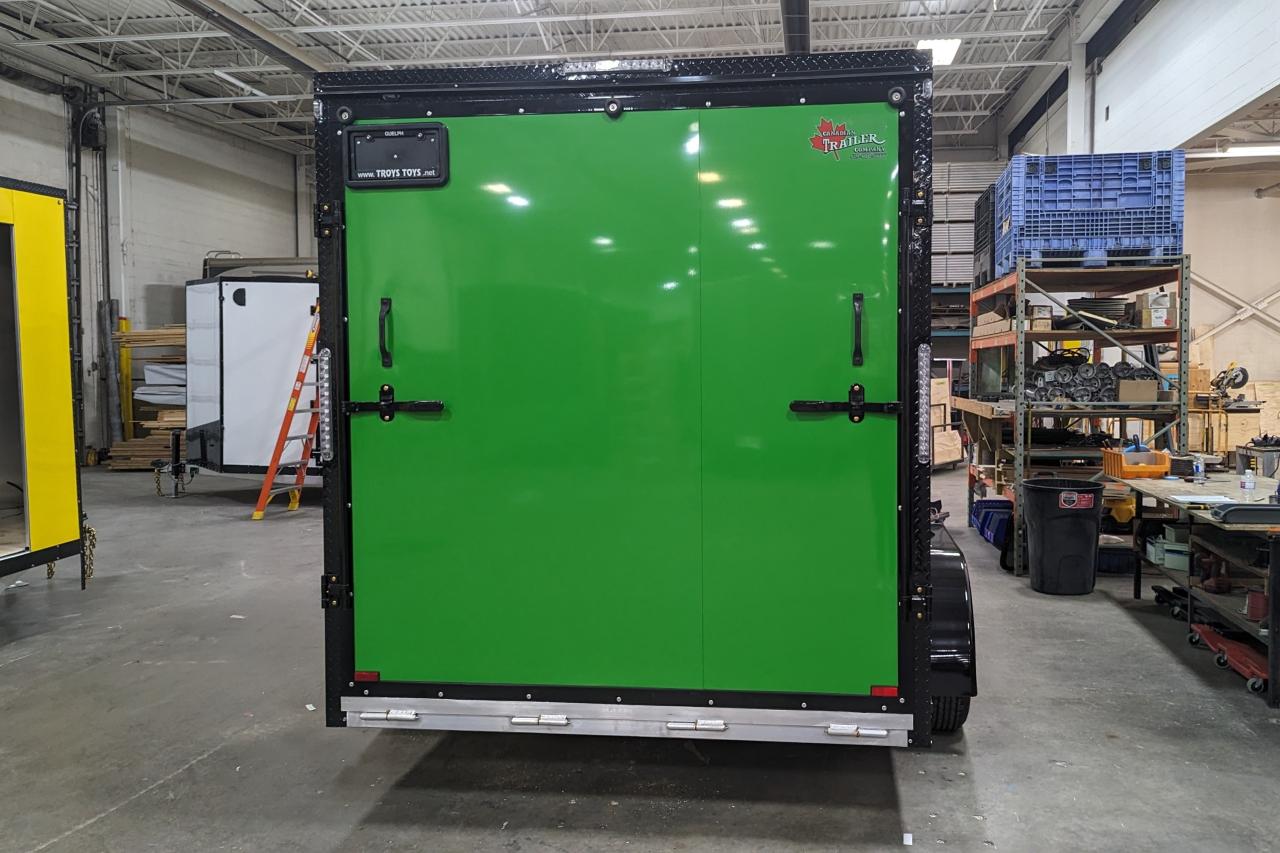 2024 Canadian Trailer Company 7x14 V Nose Cargo Trailer Aluminum Tandem Axle Photo10