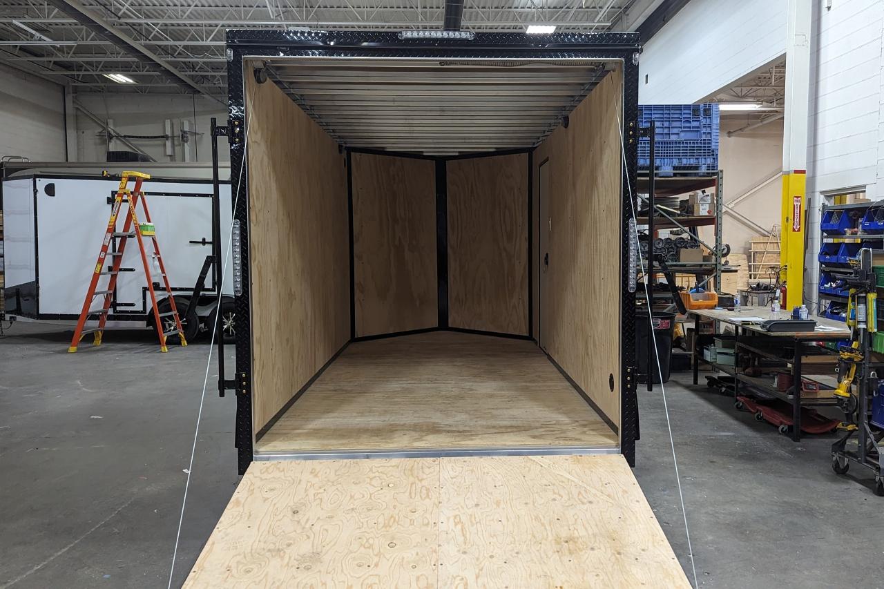 2024 Canadian Trailer Company 7x14 V Nose Cargo Trailer Aluminum Tandem Axle Photo11