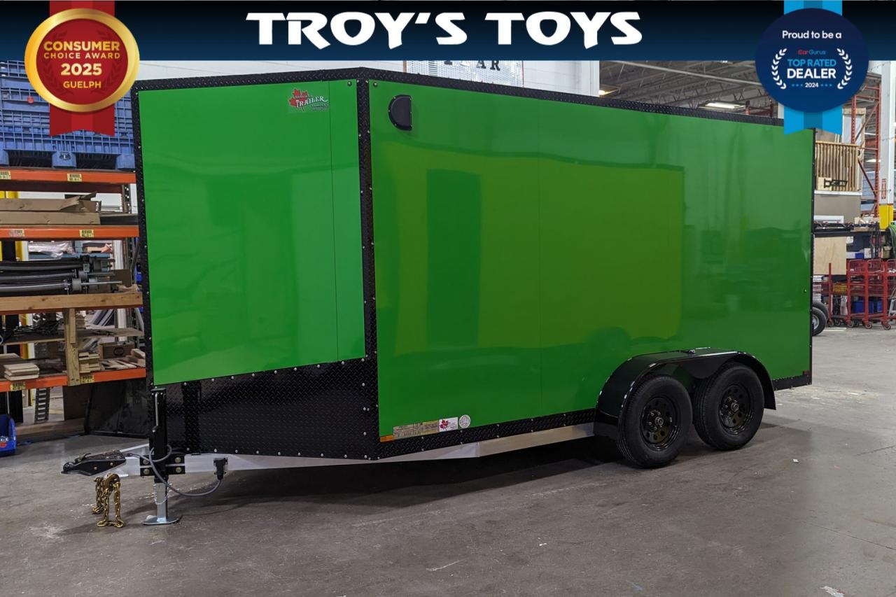 2024 Canadian Trailer Company 7x14 V Nose Cargo Trailer Aluminum Tandem Axle