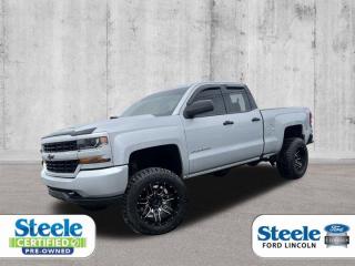 Silver Ice Metallic2016 Chevrolet Silverado 1500 Custom4WD 6-Speed Automatic Electronic with Overdrive EcoTec3 5.3L V8VALUE MARKET PRICING!!, 6-Speed Automatic Electronic with Overdrive, 4WD, Cloth.Awards:* JD Power Canada Initial Quality StudyALL CREDIT APPLICATIONS ACCEPTED! ESTABLISH OR REBUILD YOUR CREDIT HERE. APPLY AT https://steeleadvantagefinancing.com/6198 We know that you have high expectations in your car search in Halifax. So if youre in the market for a pre-owned vehicle that undergoes our exclusive inspection protocol, stop by Steele Ford Lincoln. Were confident we have the right vehicle for you. Here at Steele Ford Lincoln, we enjoy the challenge of meeting and exceeding customer expectations in all things automotive.