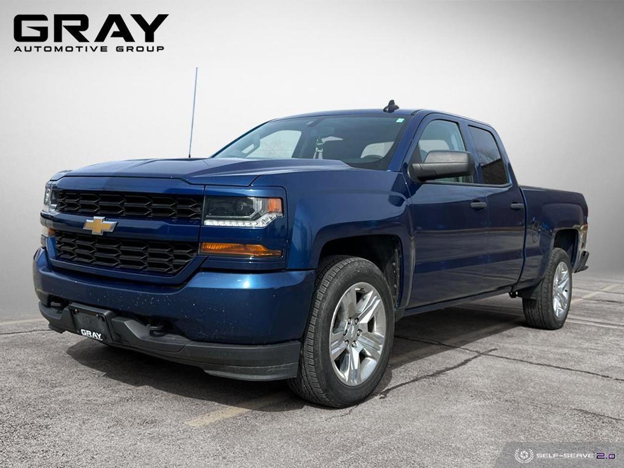 <p><span style=font-family: Arial, sans-serif; font-size: 12px; background-color: #ffffff;>5.3L V8 solid RWD work truck w/ backup cam, power windows and Accident Free This truck was originally white but painted blue for previous owners company decals. Safety certification and a 2 yr UNLIMITED mileage warranty is included at NO aditional cost. If youre looking for a late model base truck with a piece of mind warranty and Excellent price, this one is it!</span><br style=font-family: Arial, sans-serif; font-size: 12px; /><br style=font-family: Arial, sans-serif; font-size: 12px; /><span style=font-family: Arial, sans-serif; font-size: 12px; background-color: #ffffff;>To book a test drive or to come see the vehicle in person, please email us at info@grayautomotivegroup.com to make sure it&rsquo;s still available.</span><br style=font-family: Arial, sans-serif; font-size: 12px; /><br style=font-family: Arial, sans-serif; font-size: 12px; /><span style=font-family: Arial, sans-serif; font-size: 12px; background-color: #ffffff;>No hidden fees. HST and licensing extra.</span><br style=font-family: Arial, sans-serif; font-size: 12px; /><span style=font-family: Arial, sans-serif; font-size: 12px; background-color: #ffffff;>Financing available at competitive rates.</span><br style=font-family: Arial, sans-serif; font-size: 12px; /><span style=font-family: Arial, sans-serif; font-size: 12px; background-color: #ffffff;>Trade-Ins Welcome!</span><br style=font-family: Arial, sans-serif; font-size: 12px; /><br style=font-family: Arial, sans-serif; font-size: 12px; /><span style=font-family: Arial, sans-serif; font-size: 12px; background-color: #ffffff;>Terms of included warranty: 24 months. Maximum liability per claim is $600, $50 deductible. Powertrain coverage including engine, transmission and differential.</span></p>