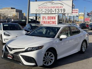 Used 2022 Toyota Camry SE Pearl White / Leather / PWR Seat / Lane Departure / Collision Warning for sale in Mississauga, ON